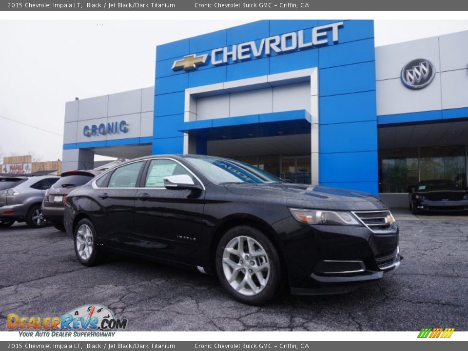 2015 Chevrolet Impala LT Black / Jet Black/Dark Titanium Photo #1