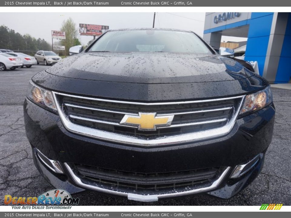 2015 Chevrolet Impala LT Black / Jet Black/Dark Titanium Photo #2