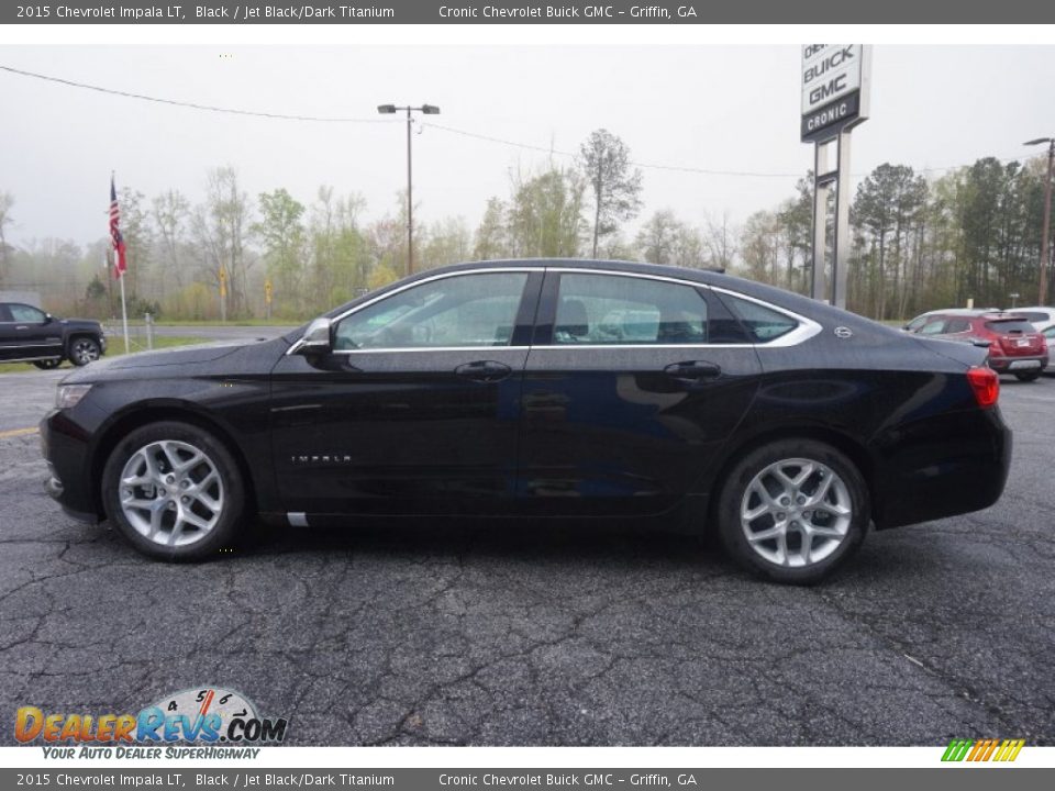 2015 Chevrolet Impala LT Black / Jet Black/Dark Titanium Photo #4