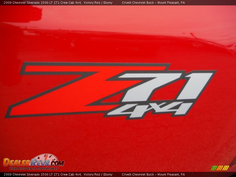 2009 Chevrolet Silverado 1500 LT Z71 Crew Cab 4x4 Victory Red / Ebony Photo #5
