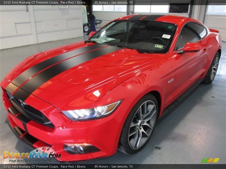 2015 Ford Mustang GT Premium Coupe Race Red / Ebony Photo #3