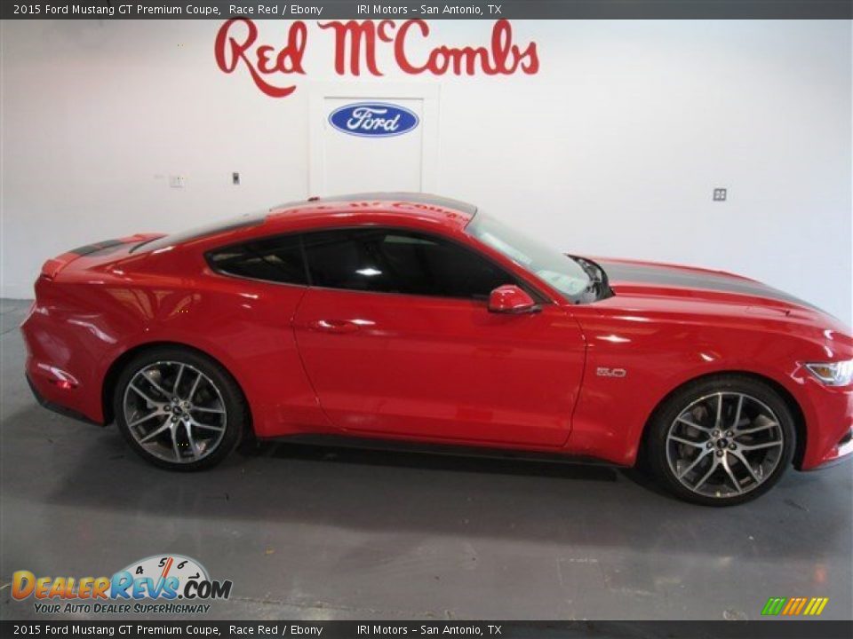 2015 Ford Mustang GT Premium Coupe Race Red / Ebony Photo #8