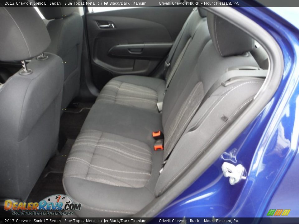 2013 Chevrolet Sonic LT Sedan Blue Topaz Metallic / Jet Black/Dark Titanium Photo #23