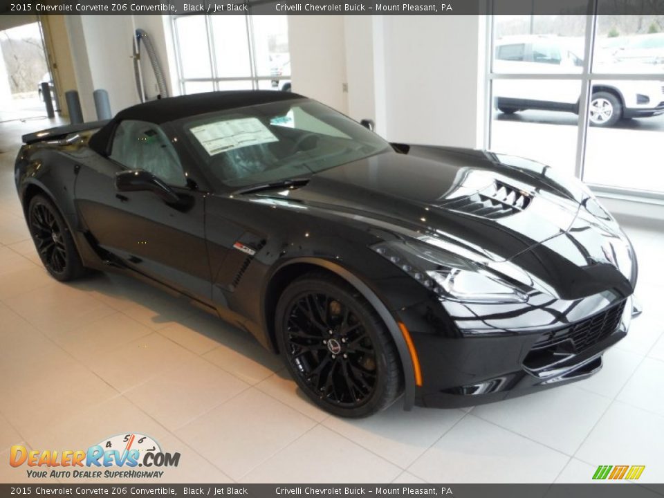 Front 3/4 View of 2015 Chevrolet Corvette Z06 Convertible Photo #3