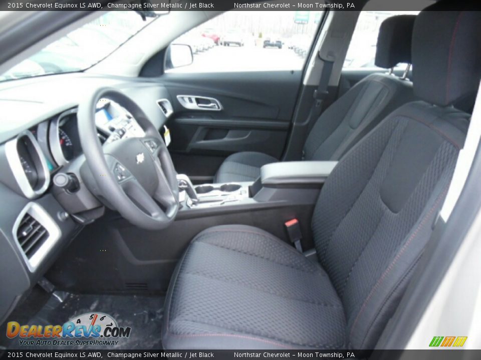 Jet Black Interior - 2015 Chevrolet Equinox LS AWD Photo #12