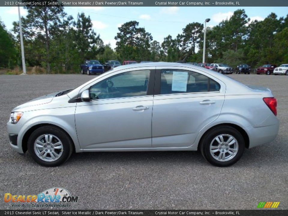 2013 Chevrolet Sonic LT Sedan Silver Ice Metallic / Dark Pewter/Dark Titanium Photo #2