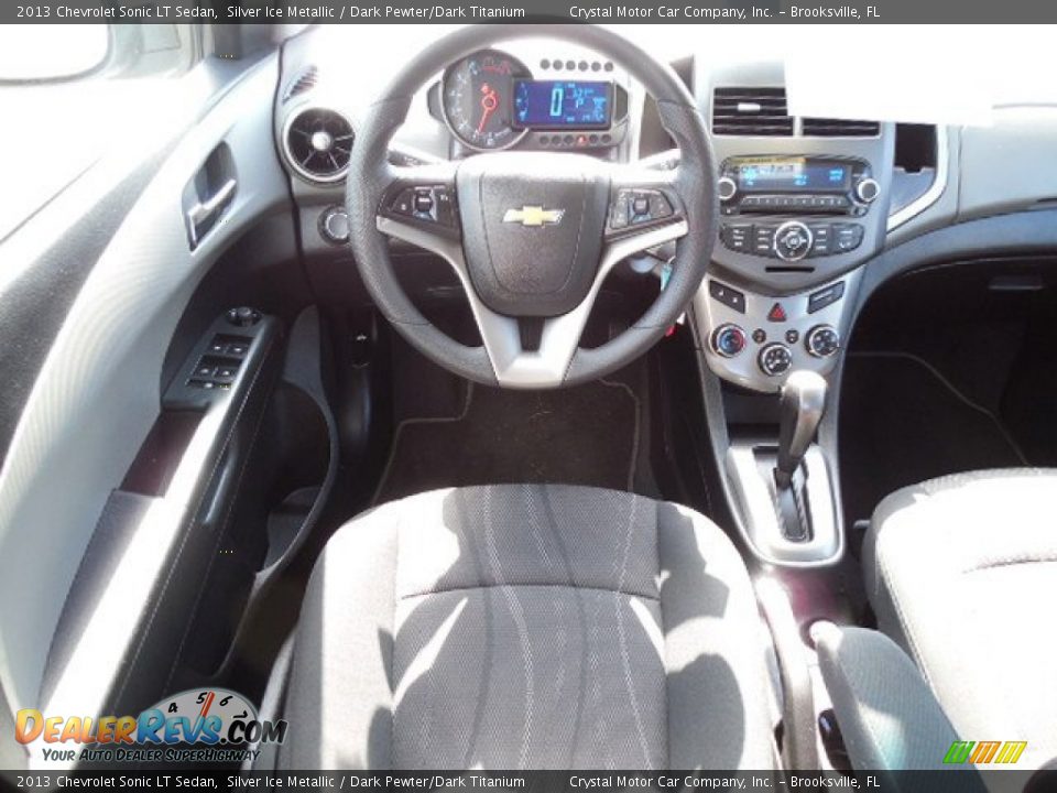 2013 Chevrolet Sonic LT Sedan Silver Ice Metallic / Dark Pewter/Dark Titanium Photo #7