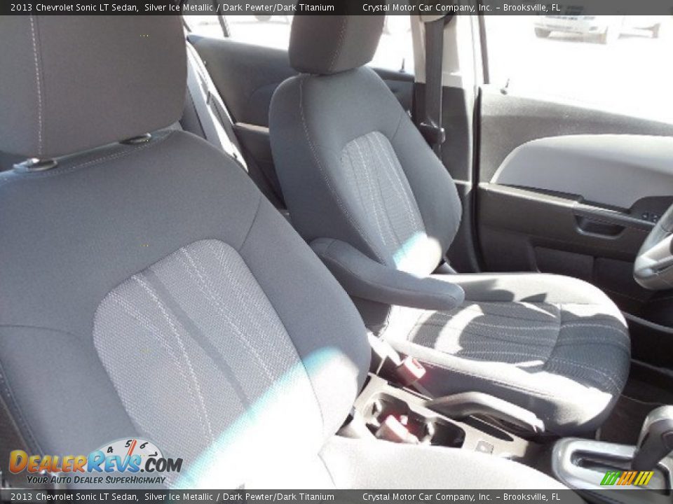 2013 Chevrolet Sonic LT Sedan Silver Ice Metallic / Dark Pewter/Dark Titanium Photo #13