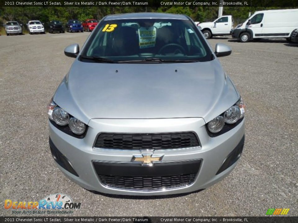 2013 Chevrolet Sonic LT Sedan Silver Ice Metallic / Dark Pewter/Dark Titanium Photo #14