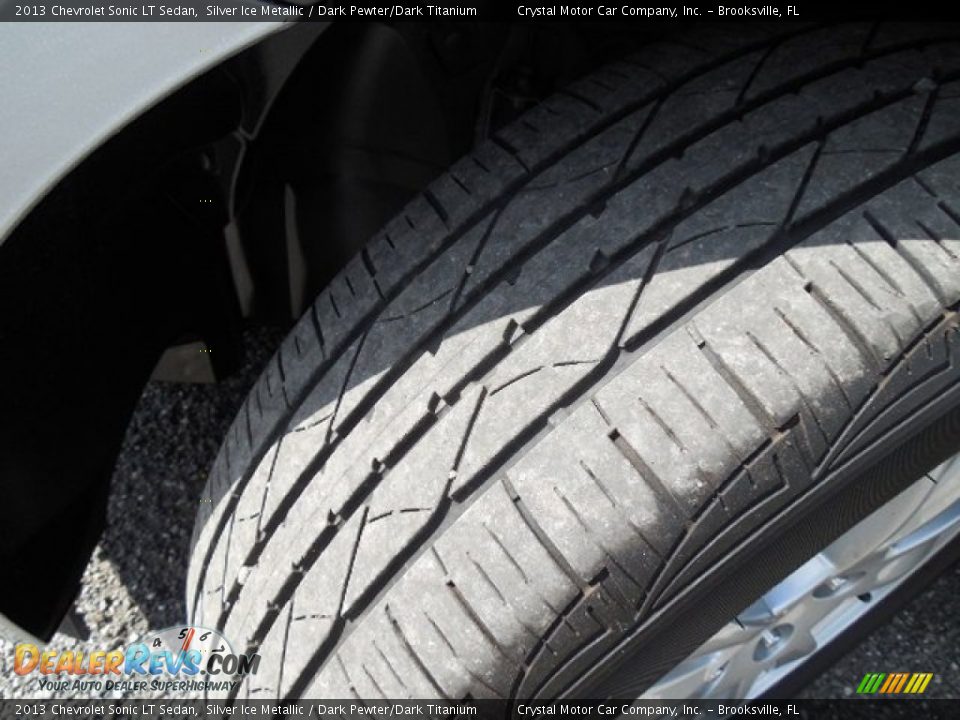 2013 Chevrolet Sonic LT Sedan Silver Ice Metallic / Dark Pewter/Dark Titanium Photo #16