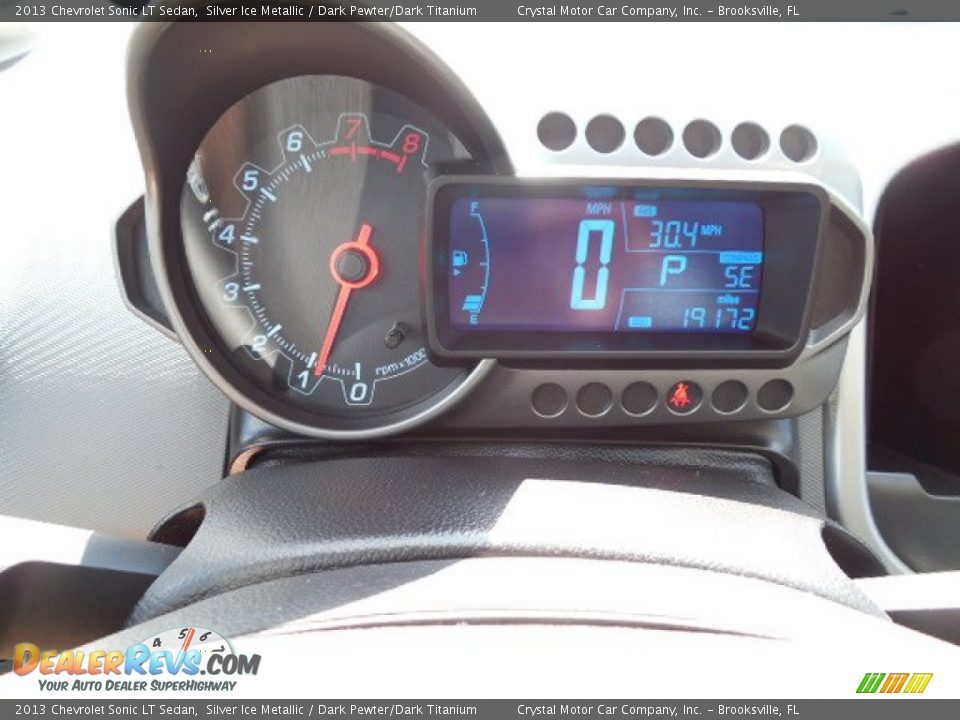 2013 Chevrolet Sonic LT Sedan Silver Ice Metallic / Dark Pewter/Dark Titanium Photo #18