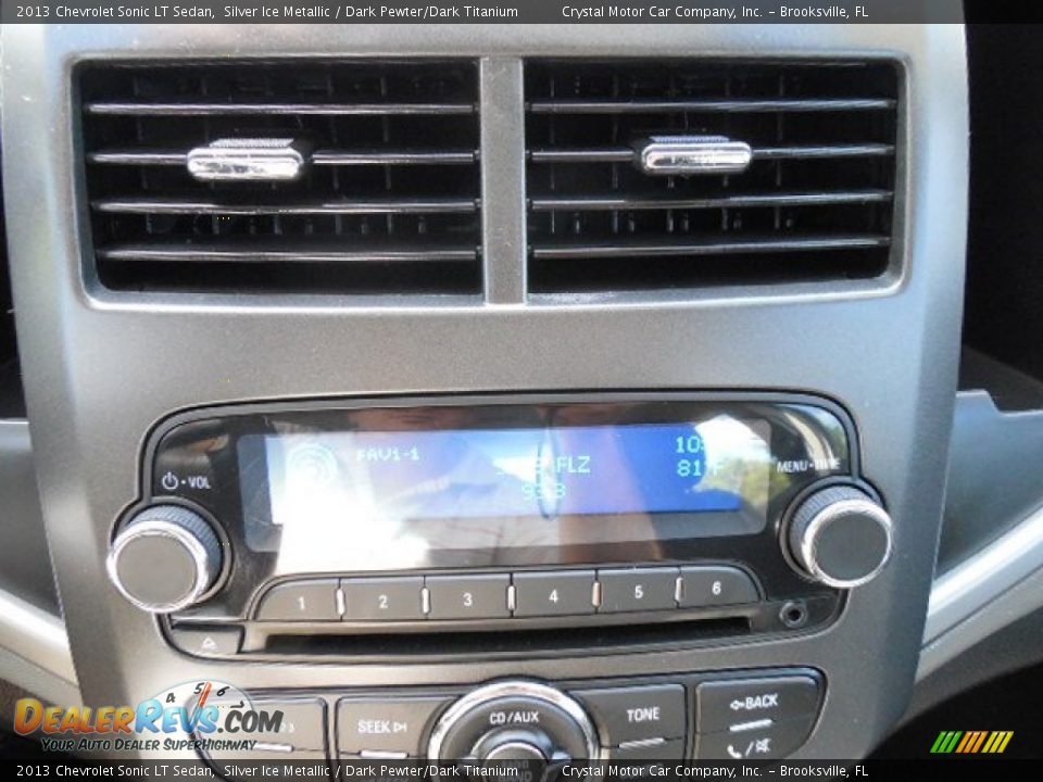 2013 Chevrolet Sonic LT Sedan Silver Ice Metallic / Dark Pewter/Dark Titanium Photo #19