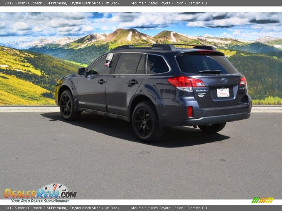 2012 Subaru Outback 2.5i Premium Crystal Black Silica / Off Black Photo #7