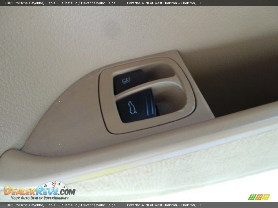 2005 Porsche Cayenne Lapis Blue Metallic / Havanna/Sand Beige Photo #14