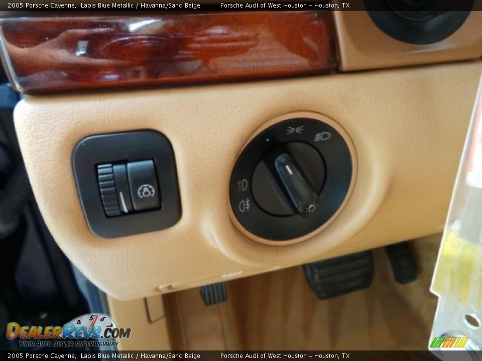 2005 Porsche Cayenne Lapis Blue Metallic / Havanna/Sand Beige Photo #18