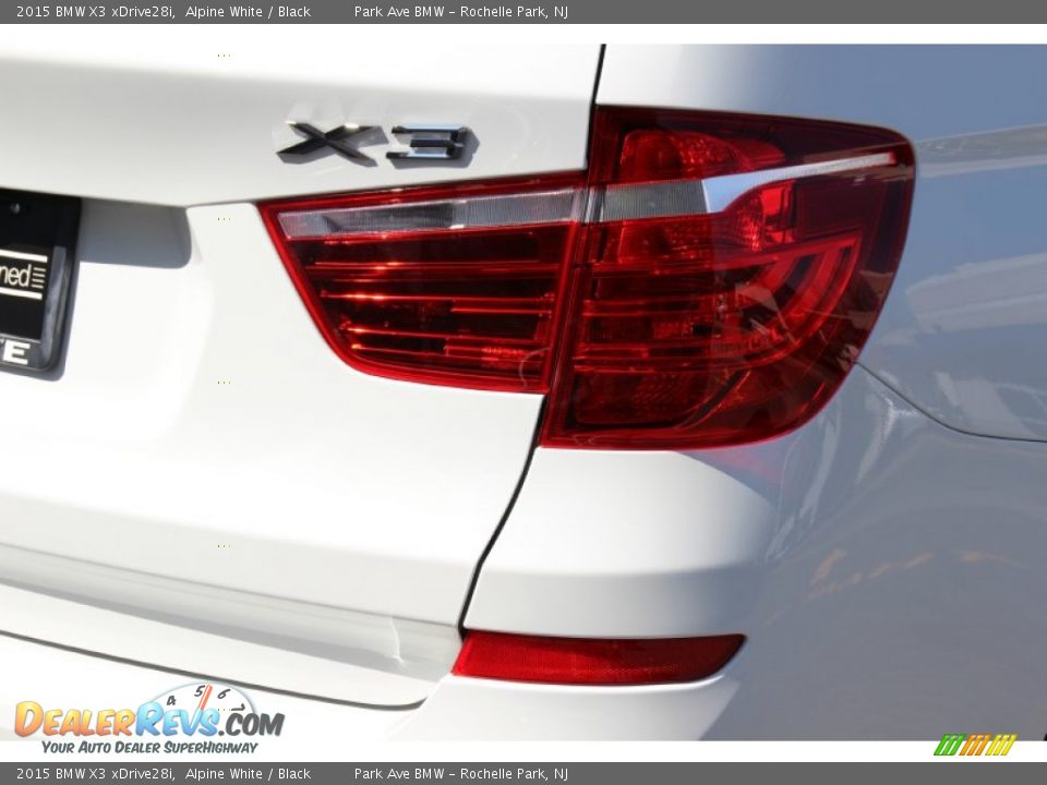 2015 BMW X3 xDrive28i Alpine White / Black Photo #24