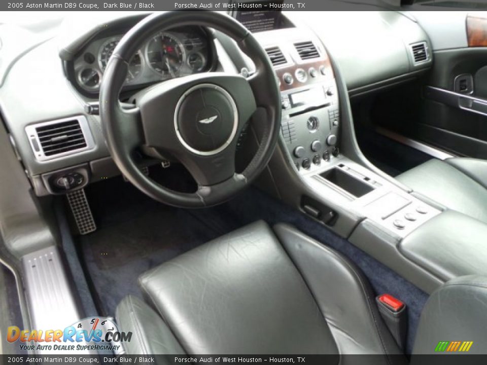 2005 Aston Martin DB9 Coupe Dark Blue / Black Photo #13