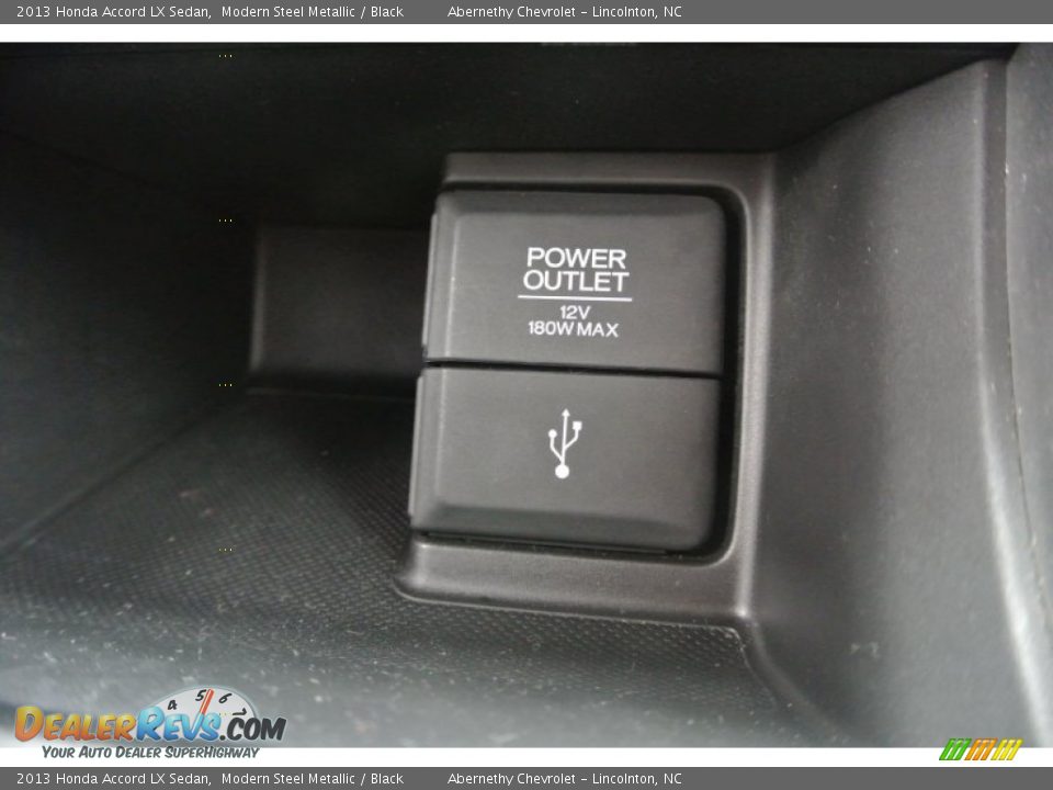 2013 Honda Accord LX Sedan Modern Steel Metallic / Black Photo #14
