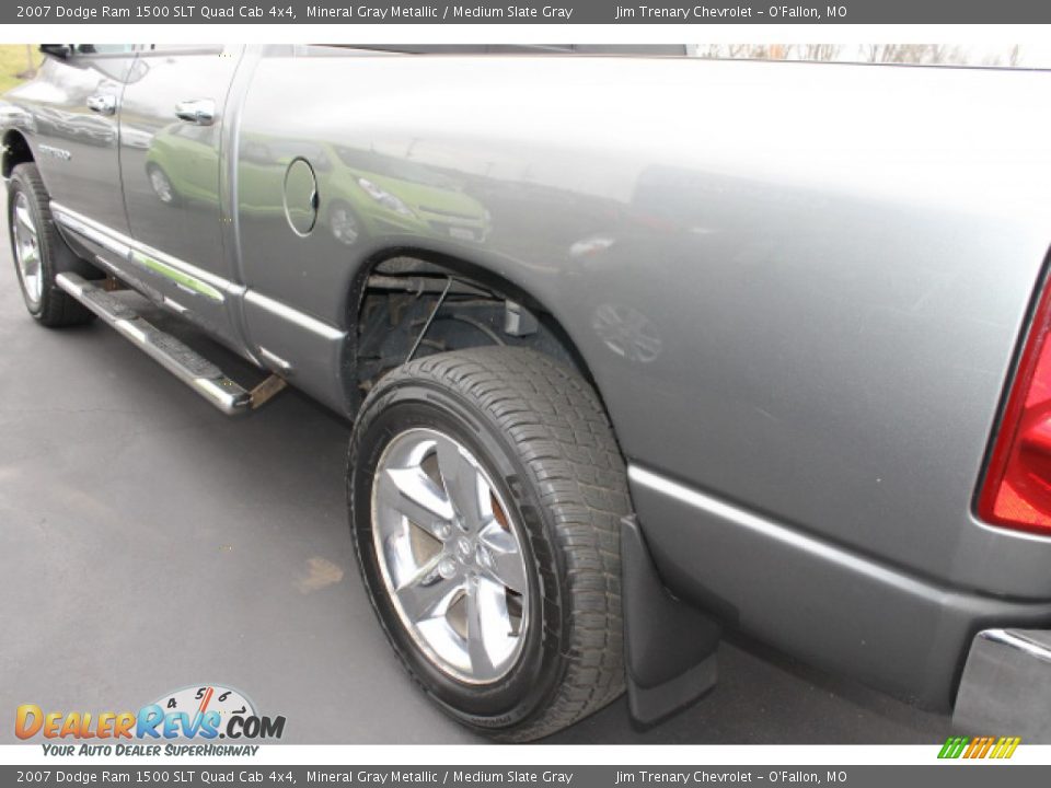 2007 Dodge Ram 1500 SLT Quad Cab 4x4 Mineral Gray Metallic / Medium Slate Gray Photo #4