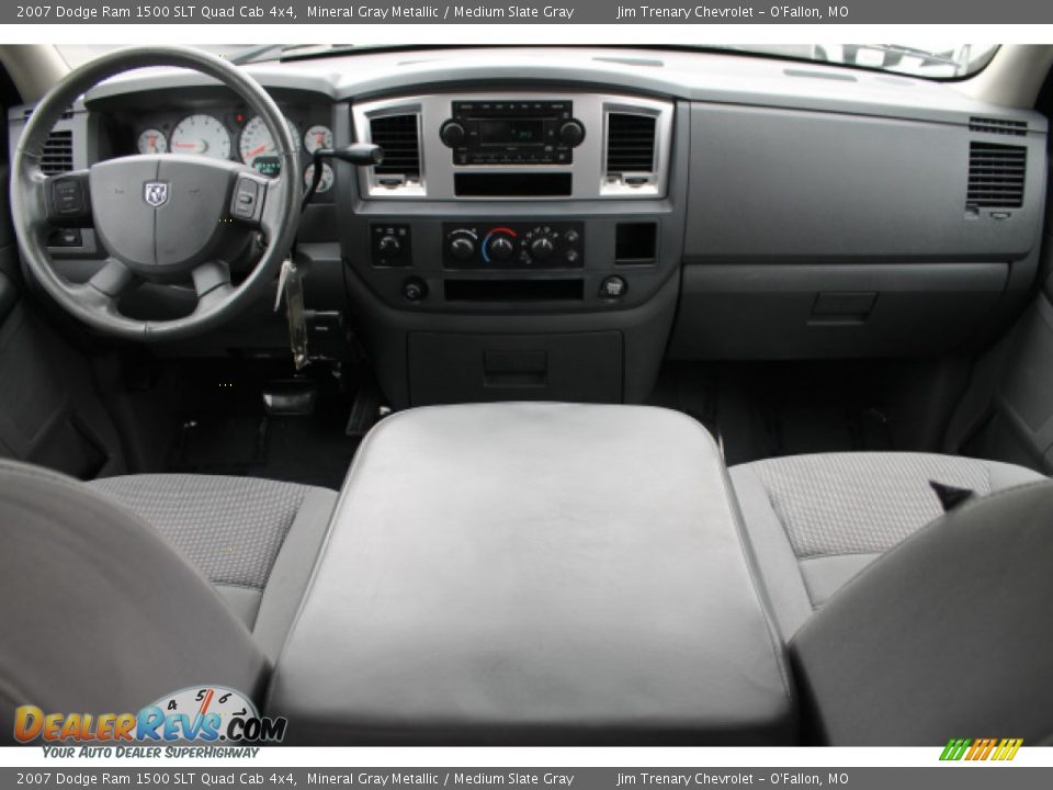 2007 Dodge Ram 1500 SLT Quad Cab 4x4 Mineral Gray Metallic / Medium Slate Gray Photo #9