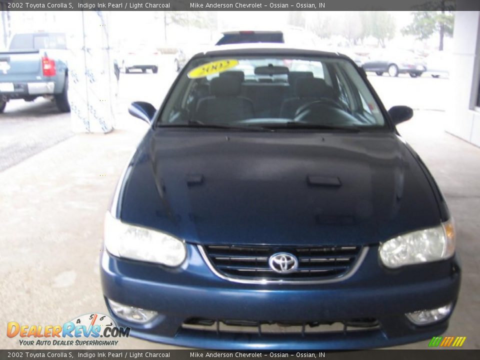 2002 Toyota Corolla S Indigo Ink Pearl / Light Charcoal Photo #21