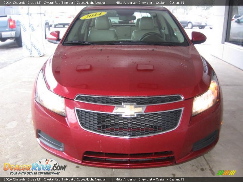2014 Chevrolet Cruze LT Crystal Red Tintcoat / Cocoa/Light Neutral Photo #20