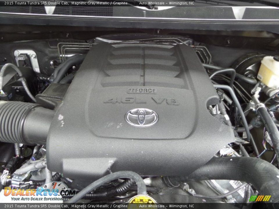 2015 Toyota Tundra SR5 Double Cab Magnetic Gray Metallic / Graphite Photo #6
