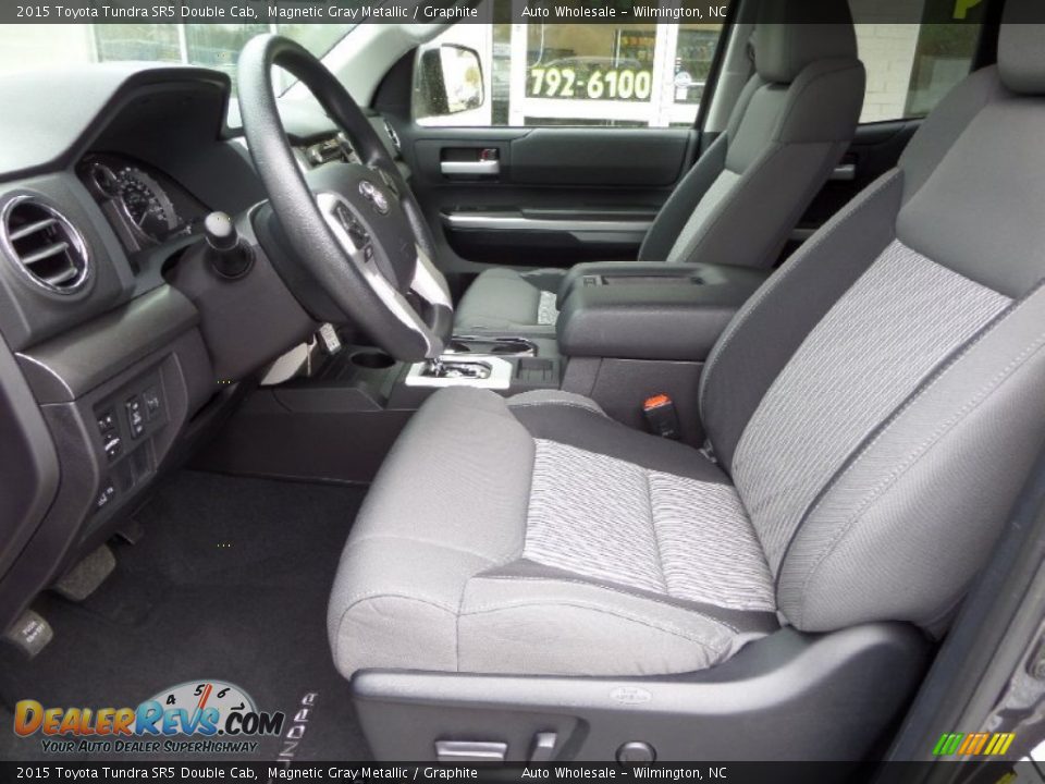 Graphite Interior - 2015 Toyota Tundra SR5 Double Cab Photo #11