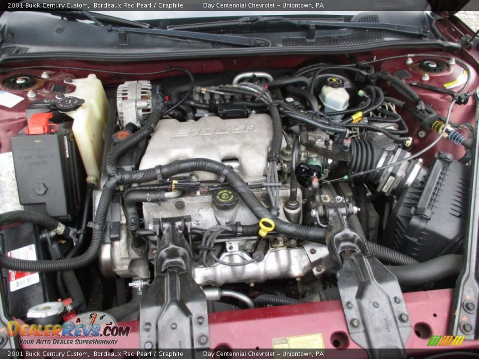 2001 Buick Century Custom 3.1 Liter OHV 12-Valve V6 Engine Photo #17
