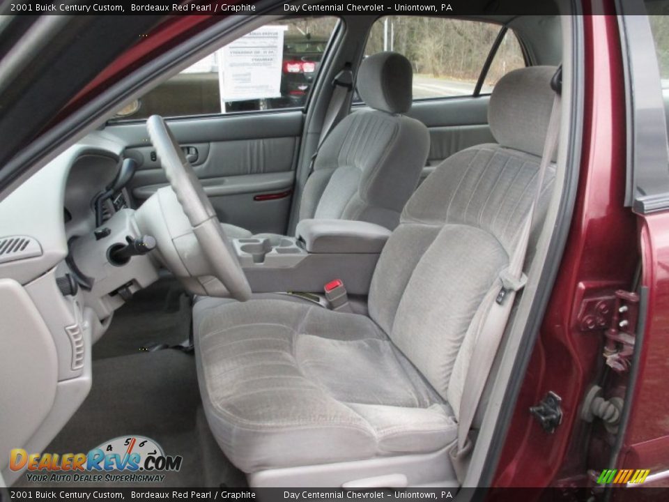 Graphite Interior - 2001 Buick Century Custom Photo #22