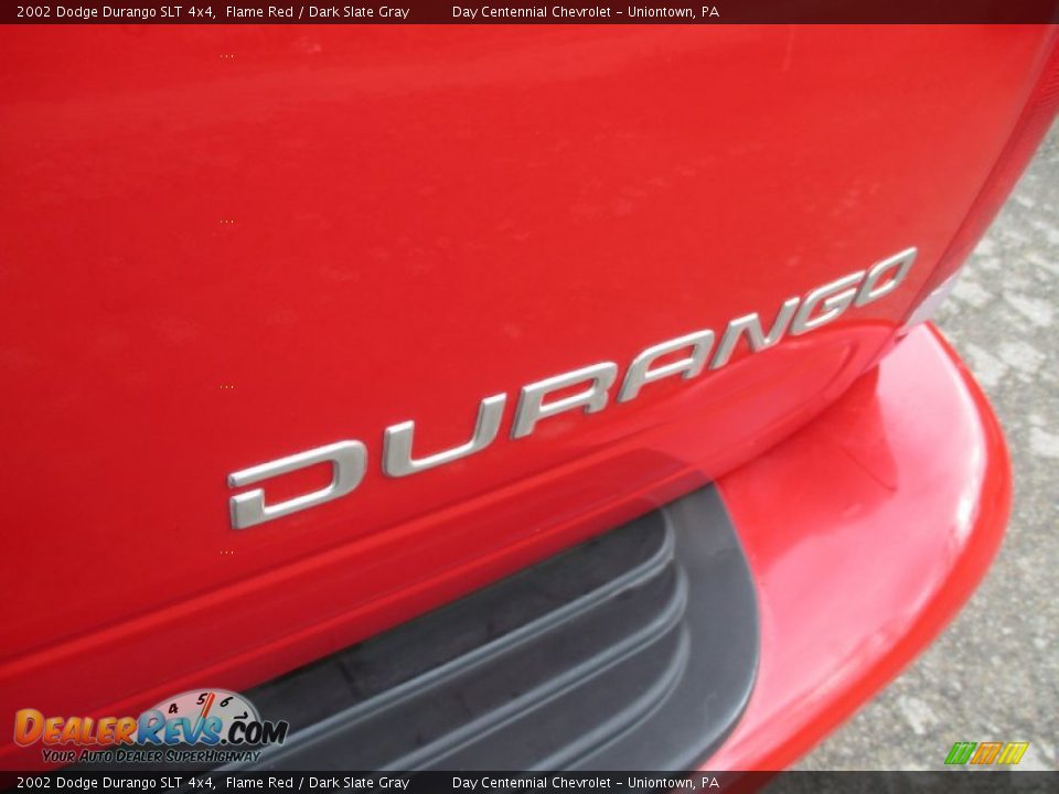 2002 Dodge Durango SLT 4x4 Flame Red / Dark Slate Gray Photo #8