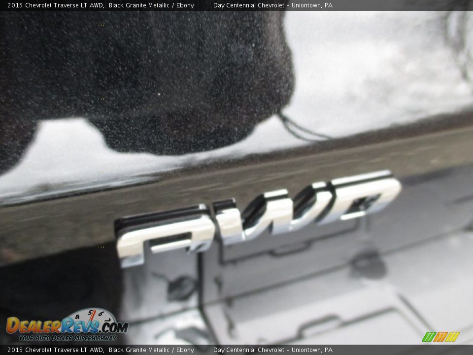 2015 Chevrolet Traverse LT AWD Black Granite Metallic / Ebony Photo #5