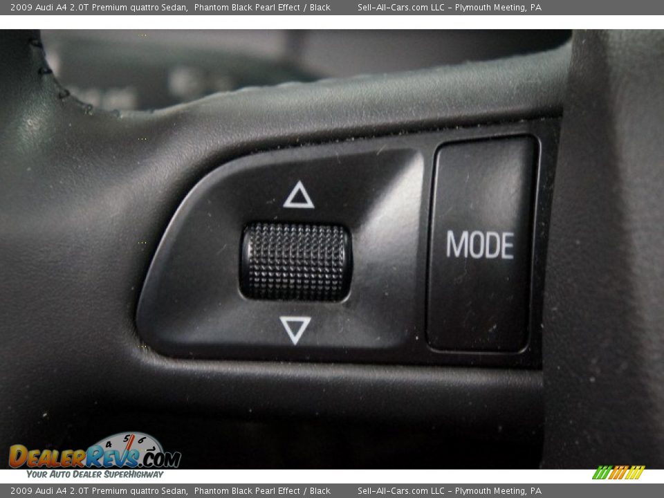 2009 Audi A4 2.0T Premium quattro Sedan Phantom Black Pearl Effect / Black Photo #23