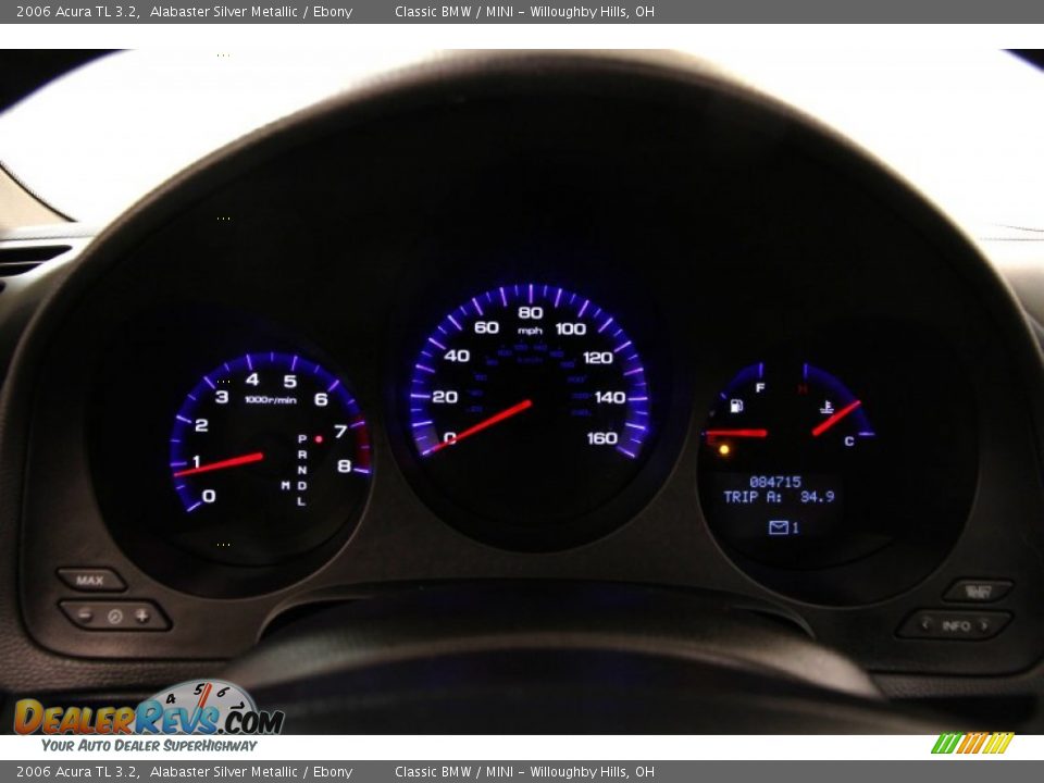 2006 Acura TL 3.2 Gauges Photo #7