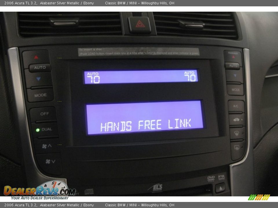 2006 Acura TL 3.2 Alabaster Silver Metallic / Ebony Photo #9