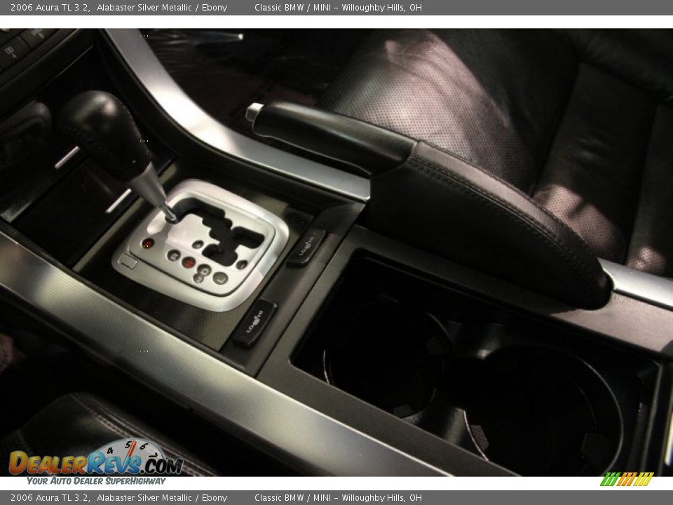 2006 Acura TL 3.2 Alabaster Silver Metallic / Ebony Photo #11