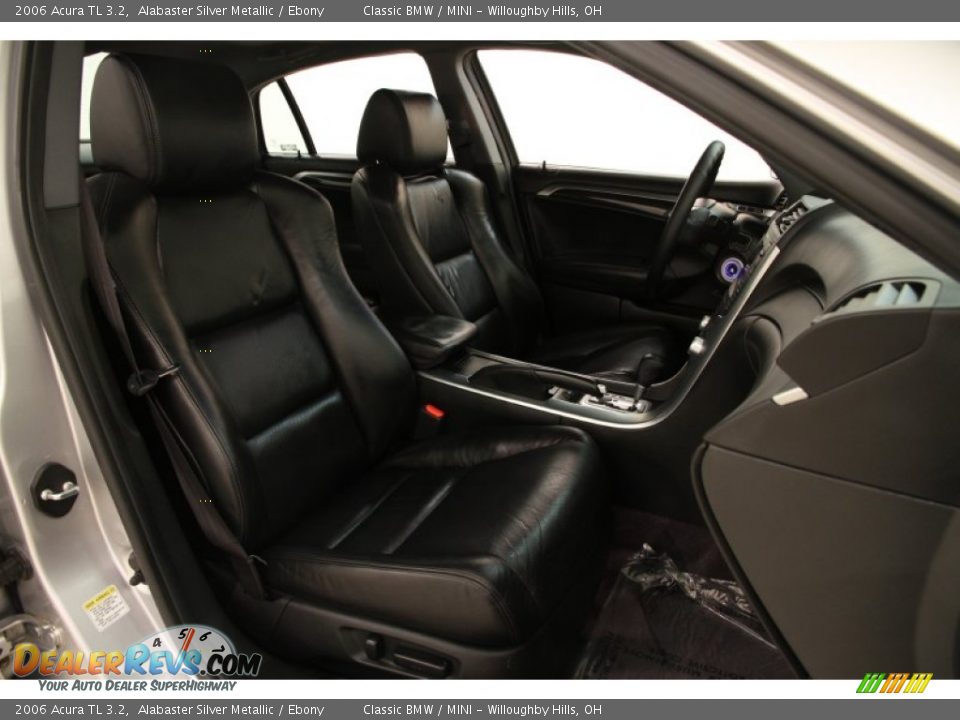 2006 Acura TL 3.2 Alabaster Silver Metallic / Ebony Photo #12