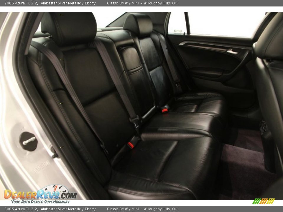 2006 Acura TL 3.2 Alabaster Silver Metallic / Ebony Photo #13