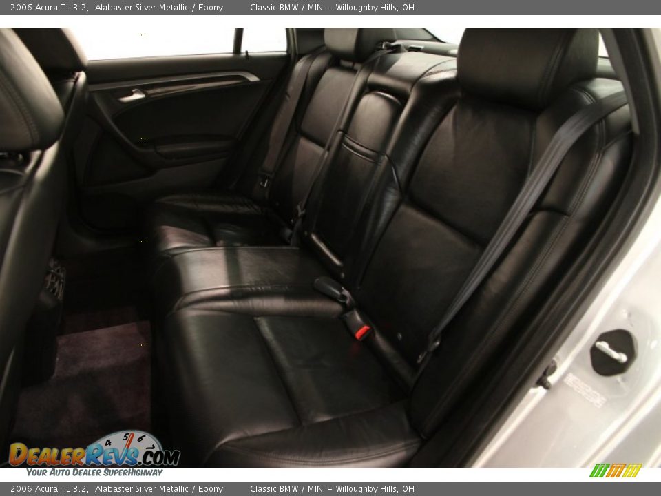 2006 Acura TL 3.2 Alabaster Silver Metallic / Ebony Photo #14