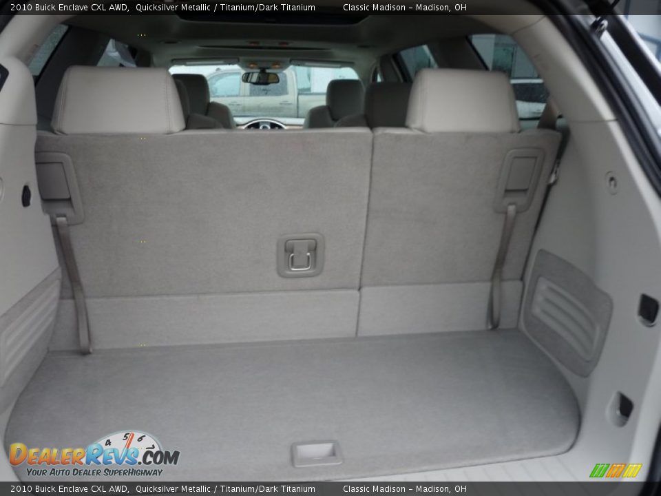 2010 Buick Enclave CXL AWD Trunk Photo #9