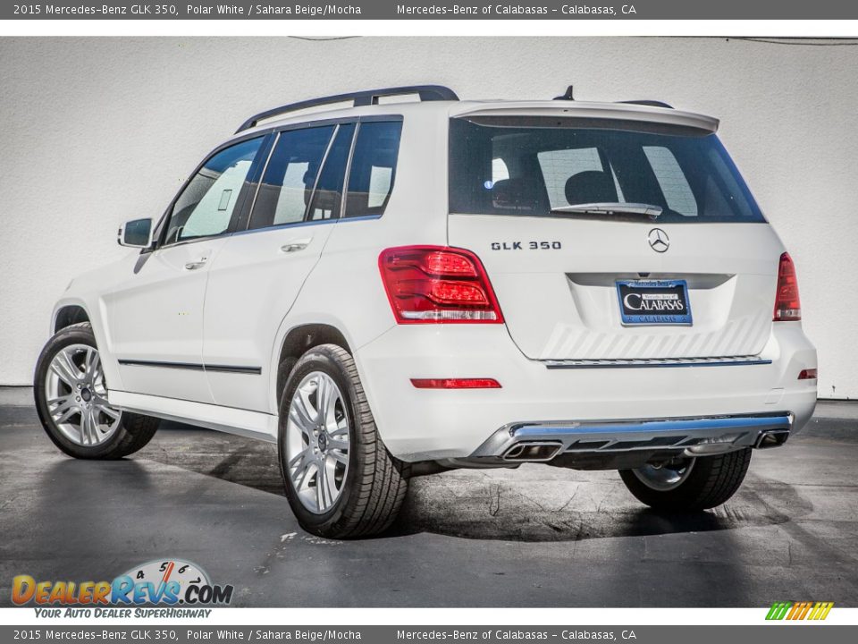 2015 Mercedes-Benz GLK 350 Polar White / Sahara Beige/Mocha Photo #2