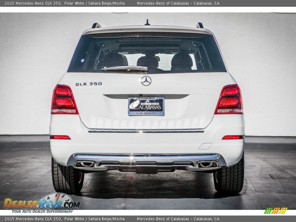 2015 Mercedes-Benz GLK 350 Polar White / Sahara Beige/Mocha Photo #3