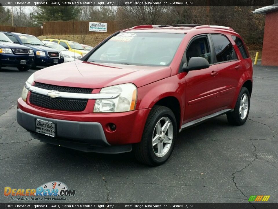 2005 Chevrolet Equinox LT AWD Salsa Red Metallic / Light Gray Photo #1