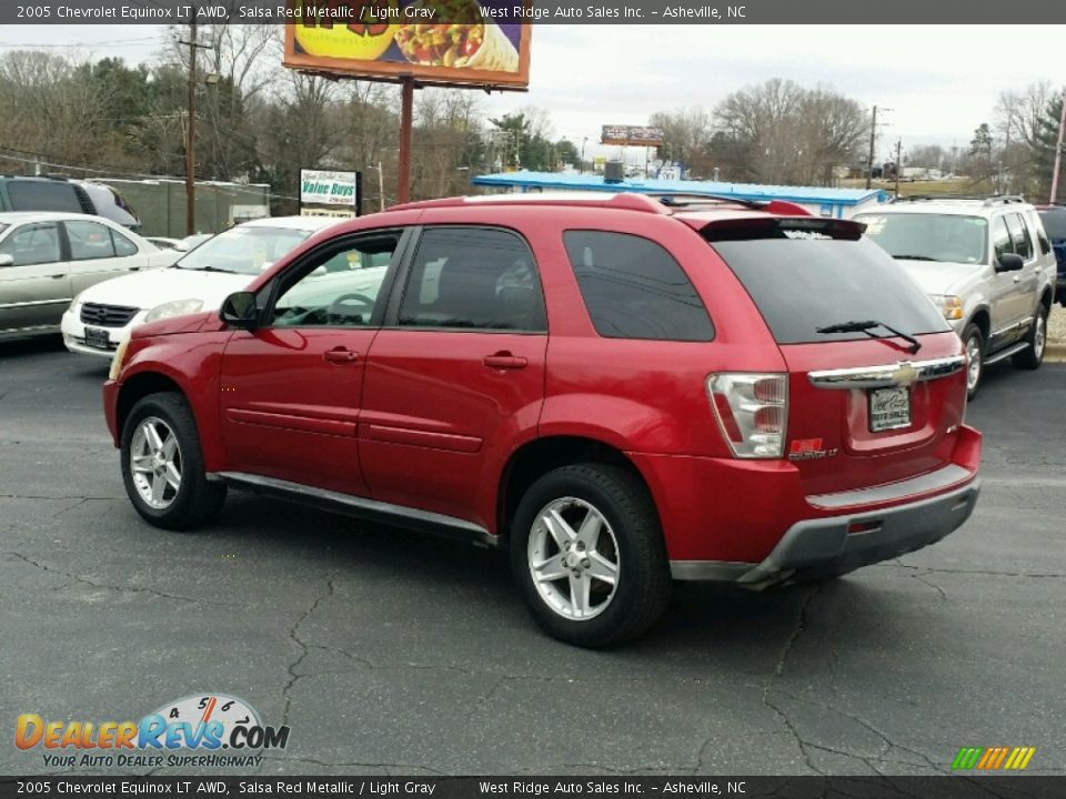 2005 Chevrolet Equinox LT AWD Salsa Red Metallic / Light Gray Photo #4
