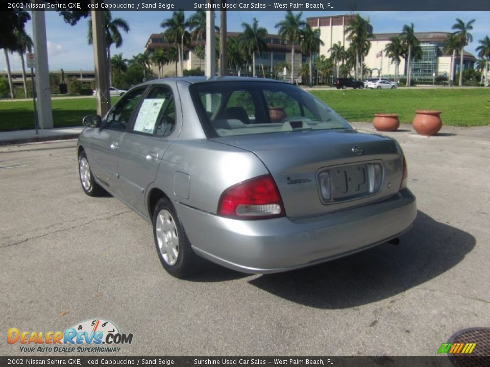 2002 Nissan Sentra GXE Iced Cappuccino / Sand Beige Photo #3