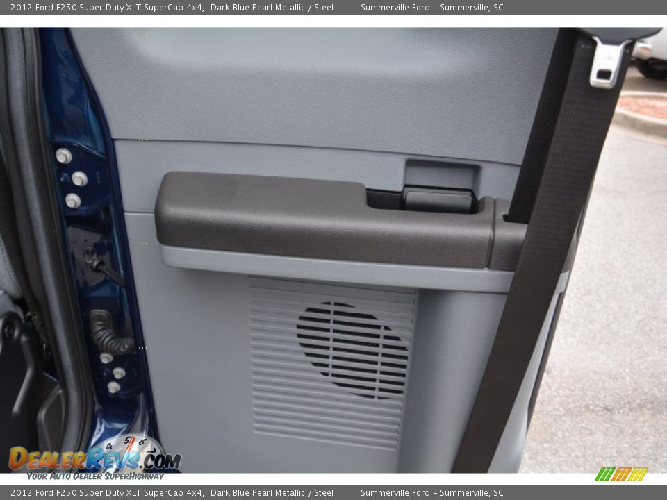 2012 Ford F250 Super Duty XLT SuperCab 4x4 Dark Blue Pearl Metallic / Steel Photo #15