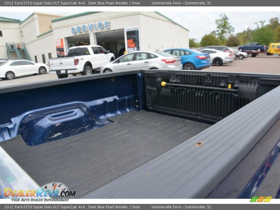 2012 Ford F250 Super Duty XLT SuperCab 4x4 Dark Blue Pearl Metallic / Steel Photo #16