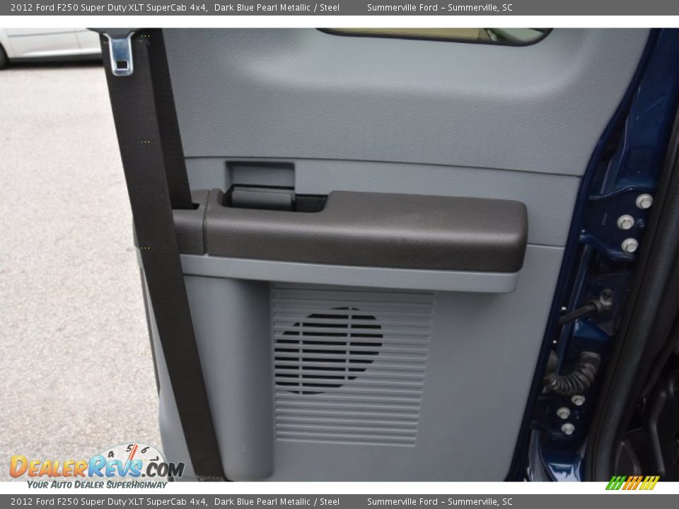 2012 Ford F250 Super Duty XLT SuperCab 4x4 Dark Blue Pearl Metallic / Steel Photo #18