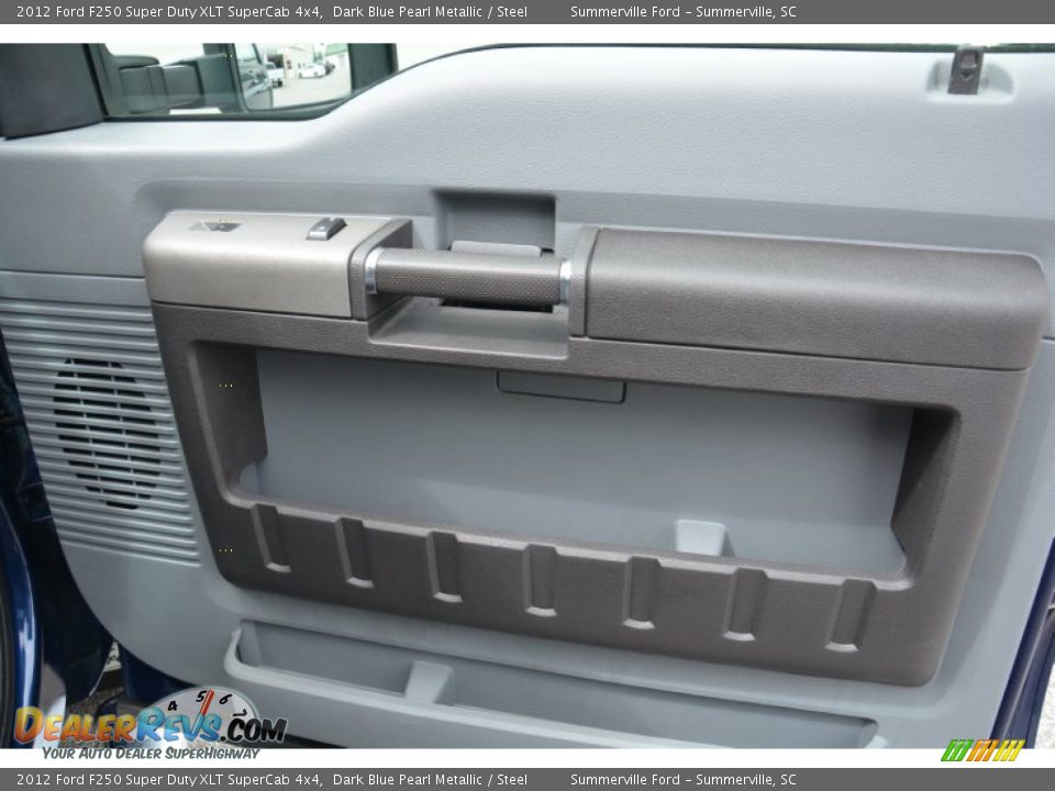2012 Ford F250 Super Duty XLT SuperCab 4x4 Dark Blue Pearl Metallic / Steel Photo #21