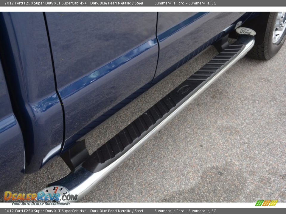 2012 Ford F250 Super Duty XLT SuperCab 4x4 Dark Blue Pearl Metallic / Steel Photo #22